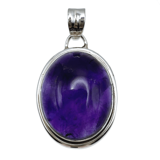 Amethyst Cabochon Pendant 11g