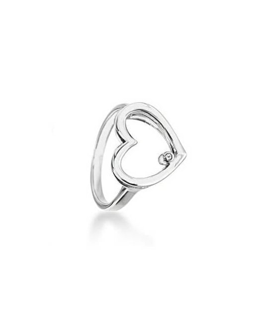 Agatha Silver and Diamond Ring - Size N