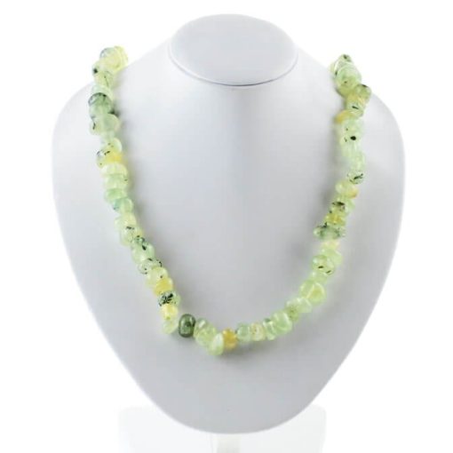 prehnite necklace 7026