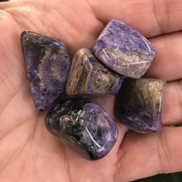 Charoite Tumbled - Buy Crystals Online Now At Happy Glastonbury!