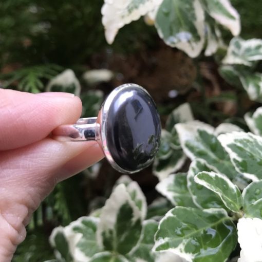 Hematite Ring - 7.33 grams - Size Q