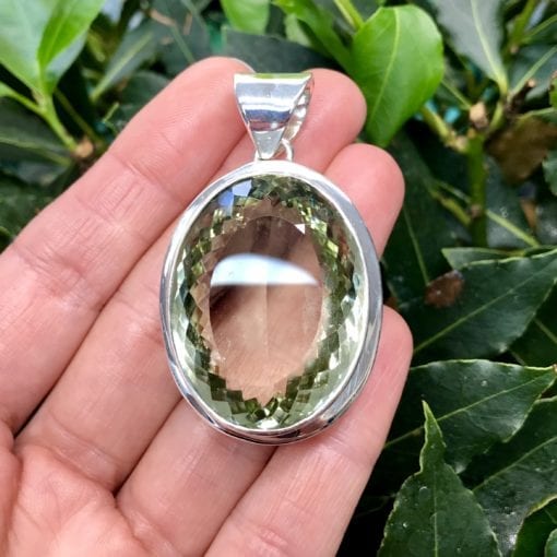 Prasiolite Pendant - 53.1g - Image 2