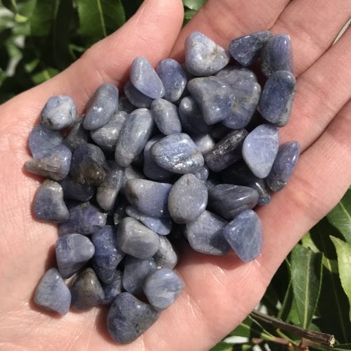 Tanzanite tumbled