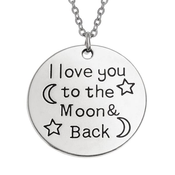 Love You to the Moon and Back Necklace - Happy Glastonbury | Crystals ...