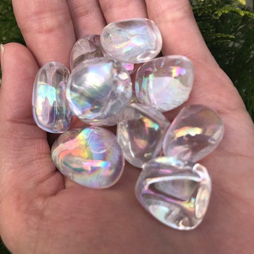 Angel Aura Quartz Tumbled