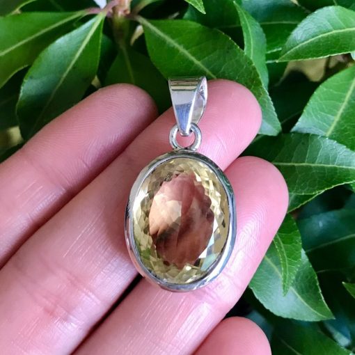 Citrine Faceted Pendant 12.9g - Image 2