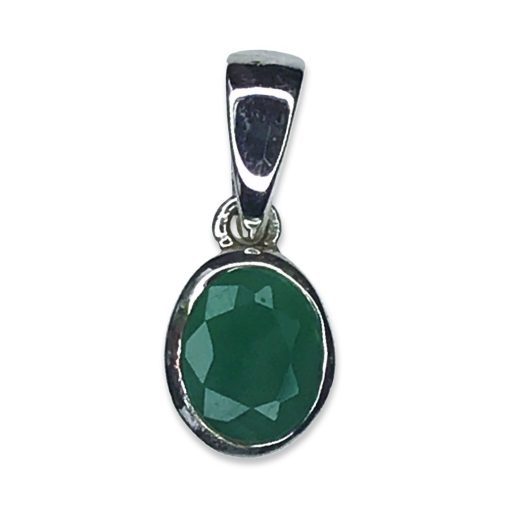 Emerald Oval Pendant