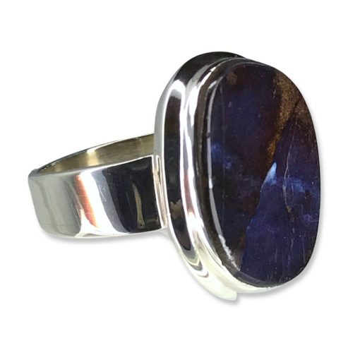 Boulder Opal Ring 8.2g - UK ring size R