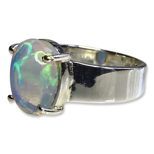 Opal Oval Ring 5.3g - UK ring size Q