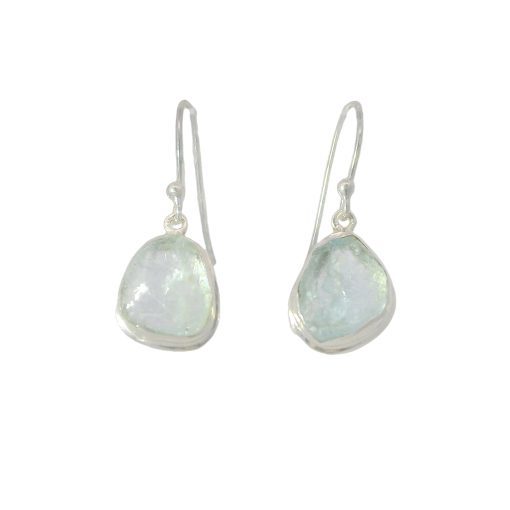 Aquamarine Drop Earrings 3.2g - Image 2