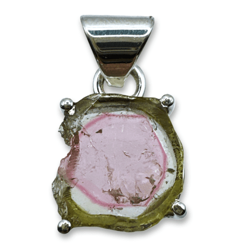 Watermelon Tourmaline Pendant 3.25g