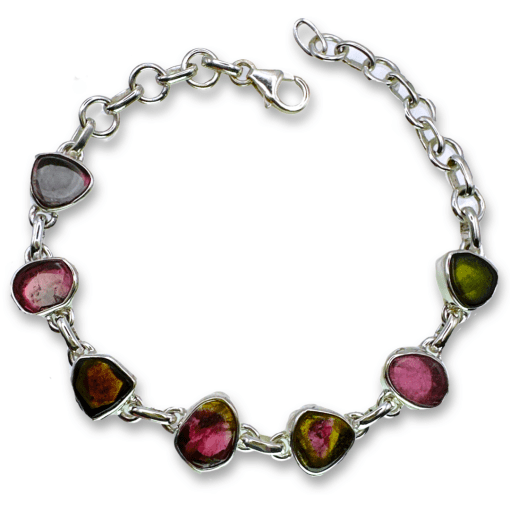 Watermelon Tourmaline Bracelet 11.8g