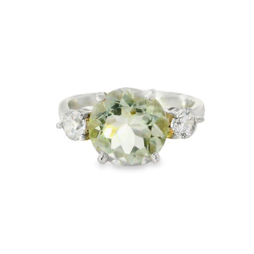 Prasiolite Round Ring 4.4g