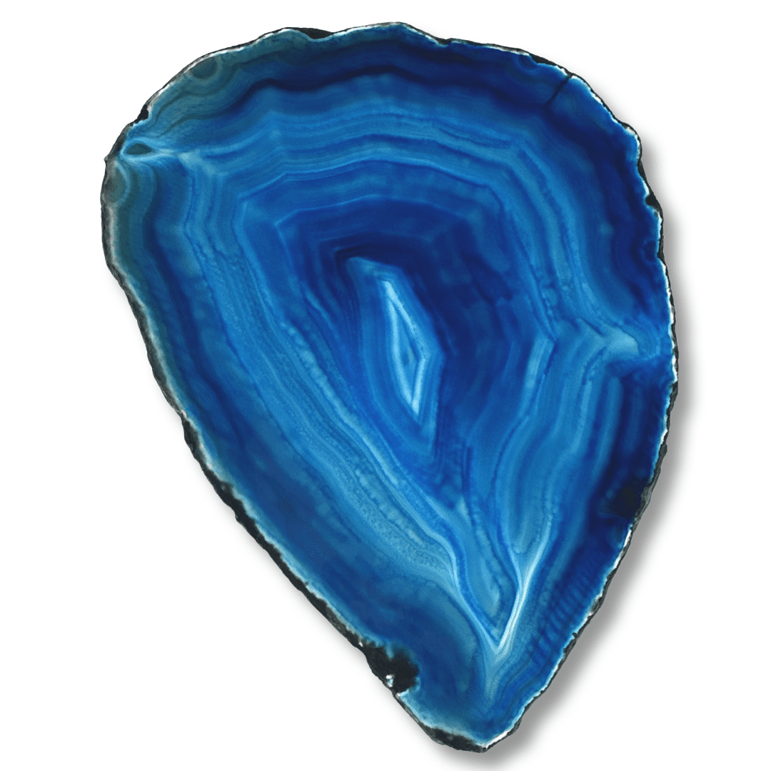 Blue deals banded agate