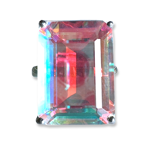 Angel Aura Large Rectangle Ring - Image 2