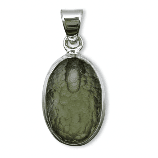 Moldavite Oval Pendant 3.4g