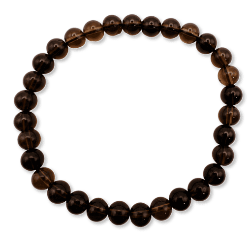 Smoky Quartz Bead Bracelet