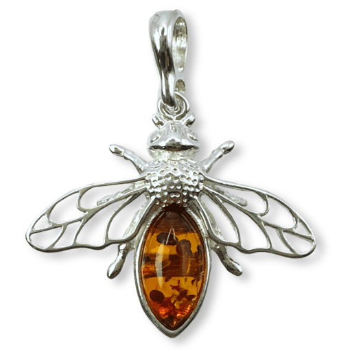 Amber Bee Pendant