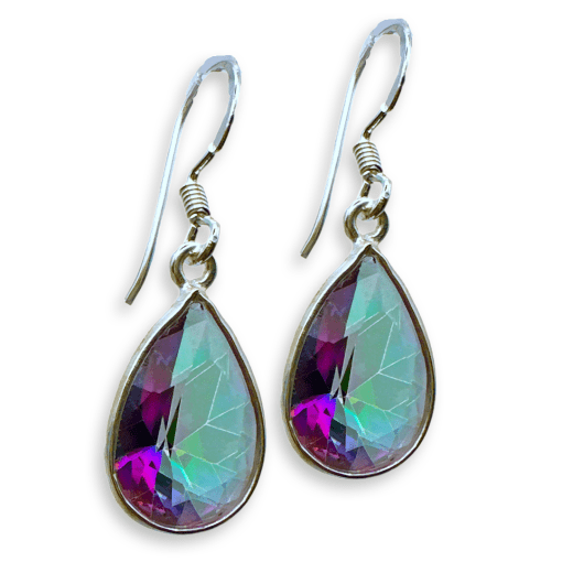 Mystic Topaz Pear Cut Earrings