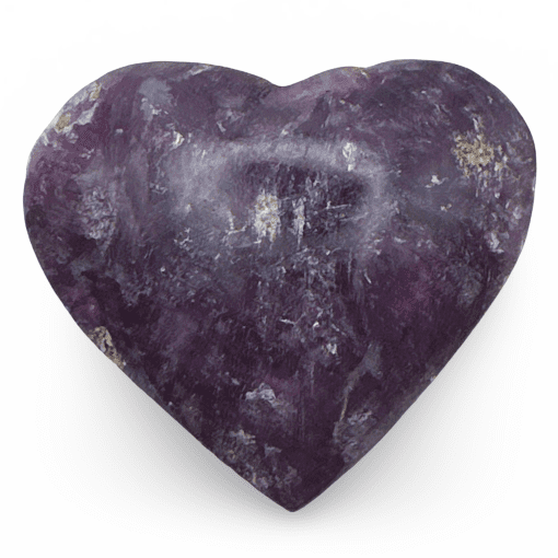 Lepidolite Heart 77.8g