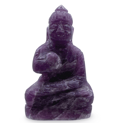 Lepidolite Buddha 18.7g