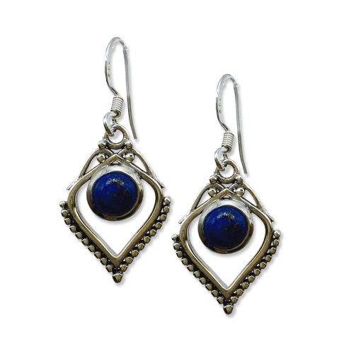 Lapis Lazuli Drop Earrings 4.8g