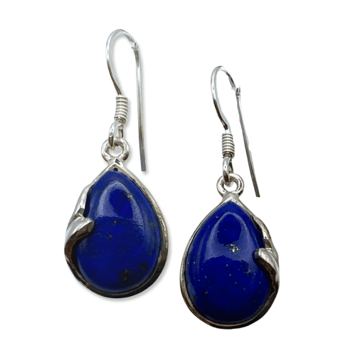 Lapis Lazuli Drop Earrings 4.1g