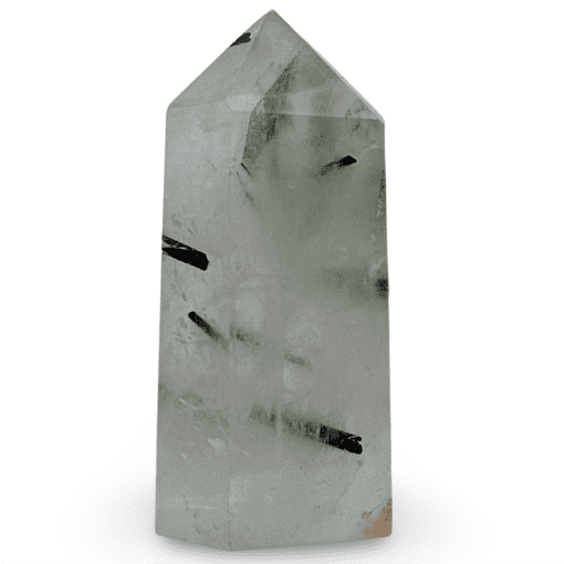 Tourmalinated Quartz Standing Point 54.8g