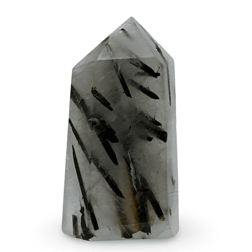 Tourmalinated Quartz Standing Point 43.8g