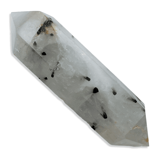 Tourmalinated Quartz Double Terminated Point 65.6g