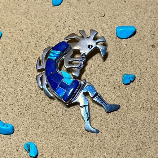 Kokopelli Brooch/Pendant By Evonne Rogers 10.8g - Image 2