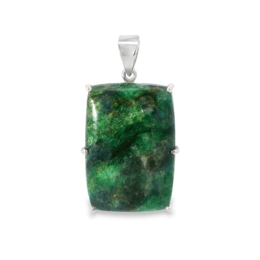 Fuchsite Claw Set Pendant 13.8g