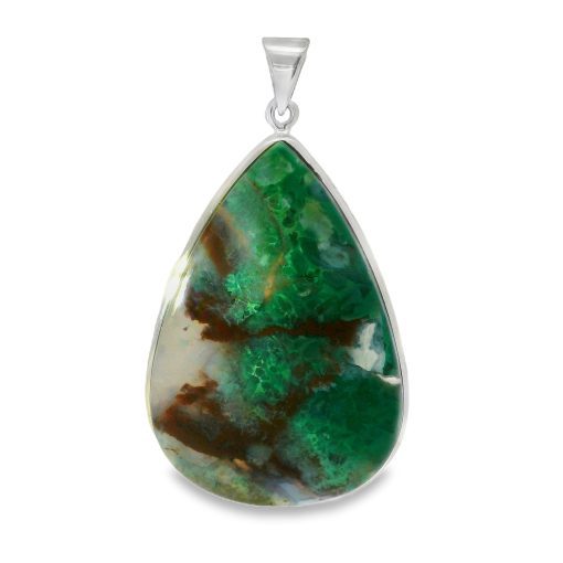 Fuchsite Large Peardrop Pendant 26.8g