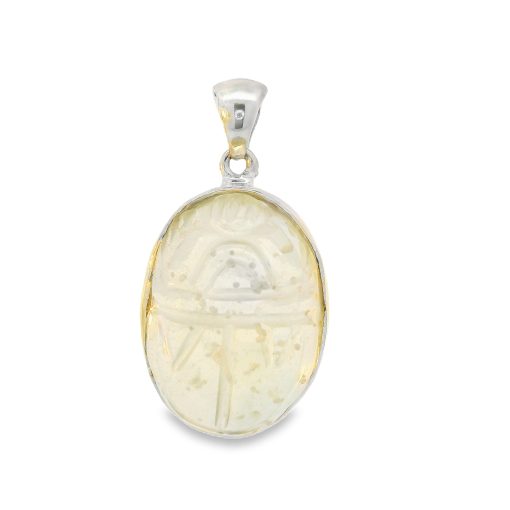 Libyan Gold Bettle Pendant 5.3g - Image 3