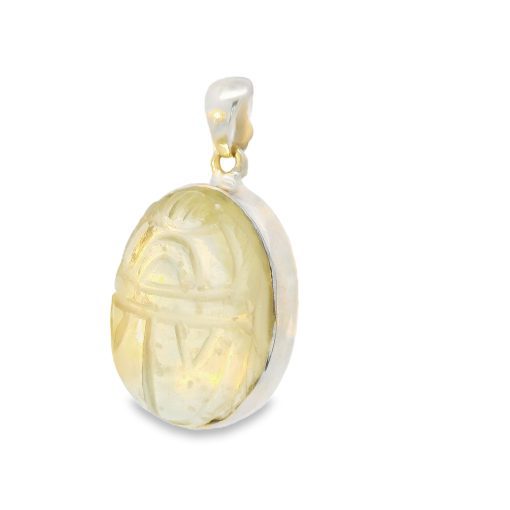 Libyan Gold Bettle Pendant 5.3g - Image 4